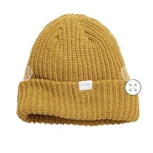 "COAL" MUSTARD YELLOW BEANIE